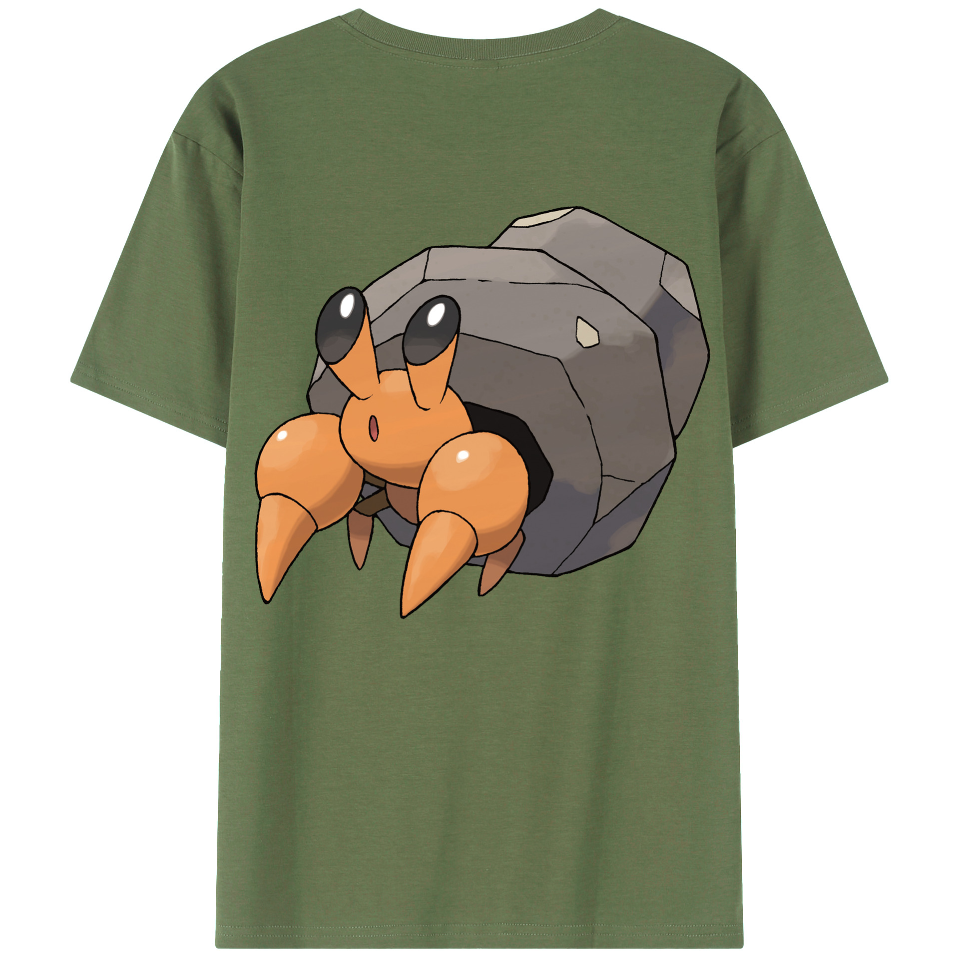 （画像用） ポケットモンスター Pokémon 綿100％ メンズ半袖Tシャツ（バックプリント） 通気性